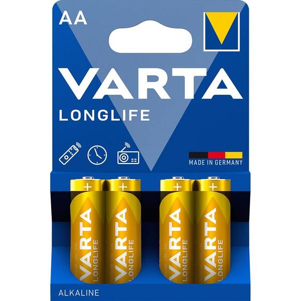 Batéria alkalická Varta AA, LR06, blister 4ks 

