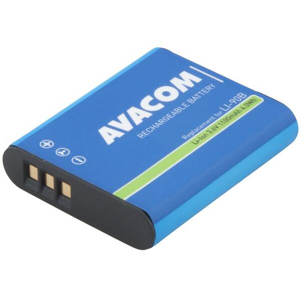 Batéria Avacom Olympus LI-90B, LI-92B Li-Ion 3.6V 1100mAh 4Wh modrá


