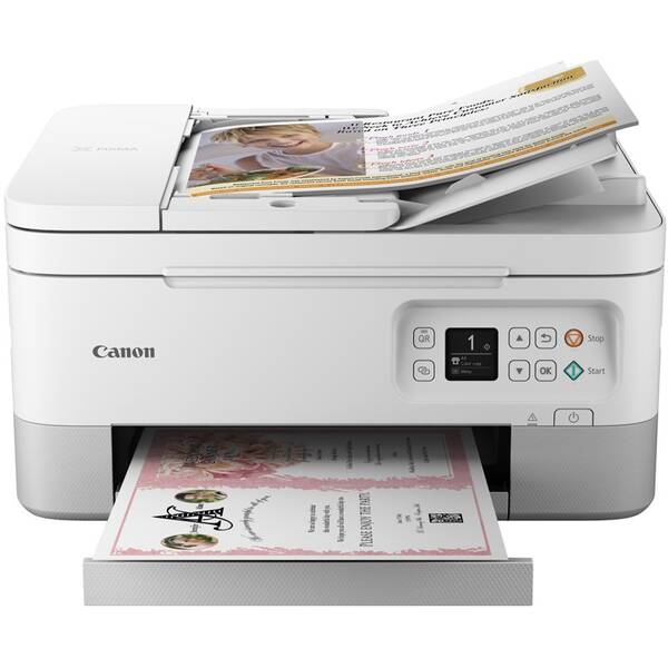 Tlačiareň multifunkčná Canon PIXMA TS7451A biela

