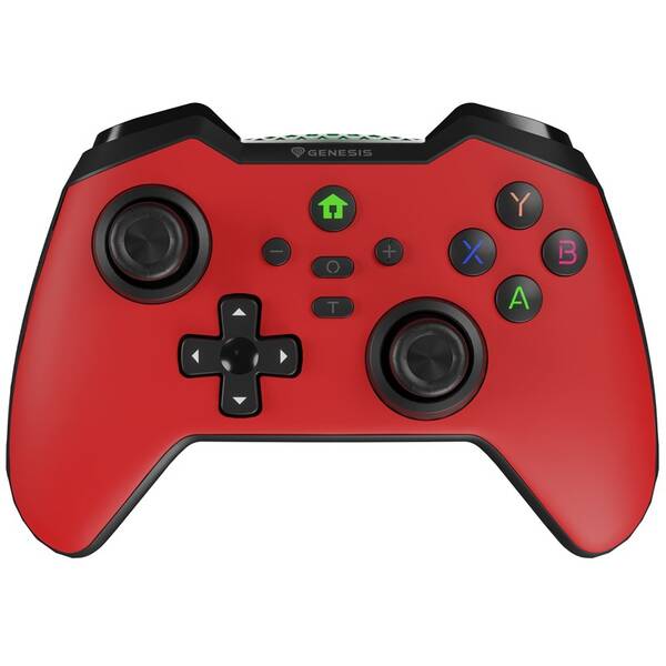 Gamepad Genesis MANGAN 400 pre PC, Switch, Mobil červený

