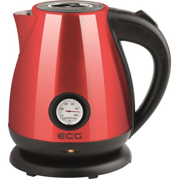 Rýchlovarná kanvica ECG RK 1705 Metallico Rosso červená

