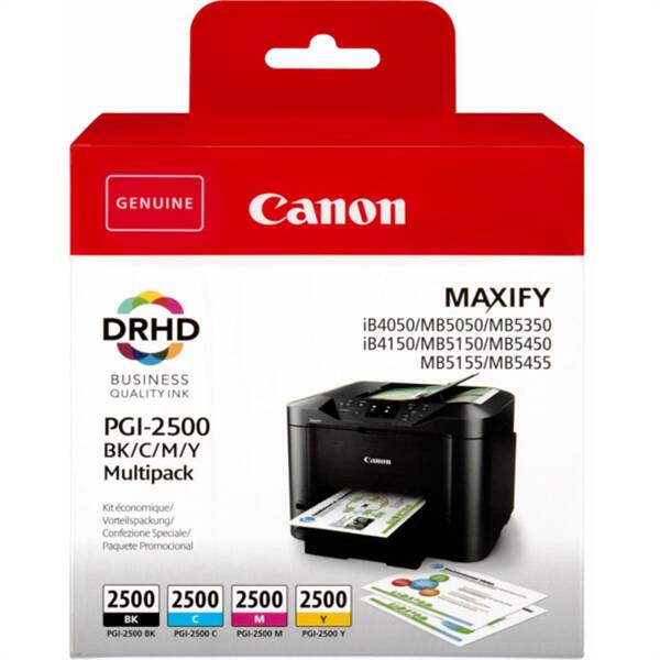 Cartridge Canon PGI-2500 BK/C/M/Y Multipack 


