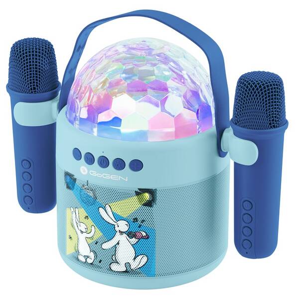 Prenosný reproduktor GoGEN BOB A BOBEK DISCO modrý


