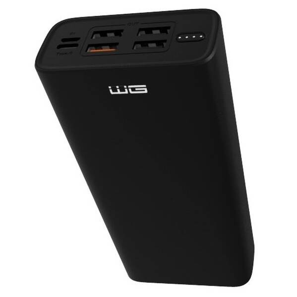 Powerbank WG 24000 mAh + USB-C PD 45W + QC 3.0 čierna

