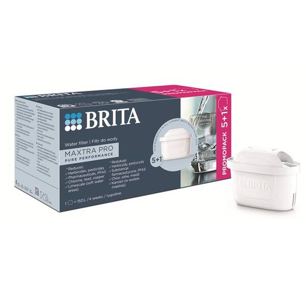 Filter na vodu BRITA Maxtra Pro Pure Performance 5+1 ks biely

