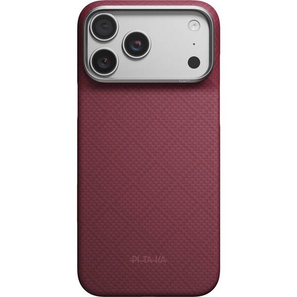 Kryt na mobil Pitaka Argyle na Apple iPhone 18 Pro vínový

