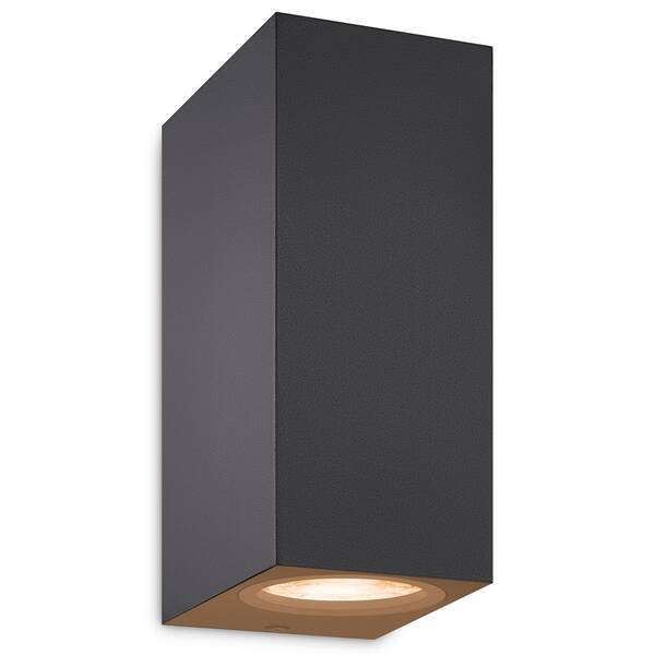 Nástenné svietidlo WiZ Up and Down Wall Spotlight 2x5W, RGB čierne

