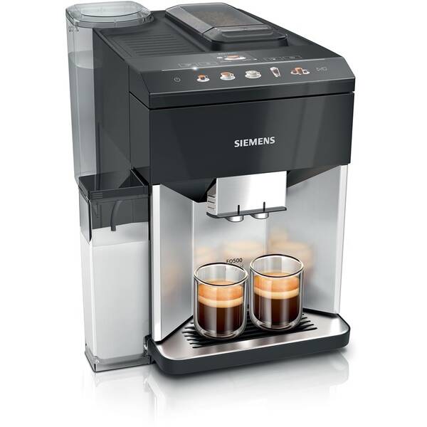 Automatický kávovar Siemens TQ513R01 čierny/nerez

