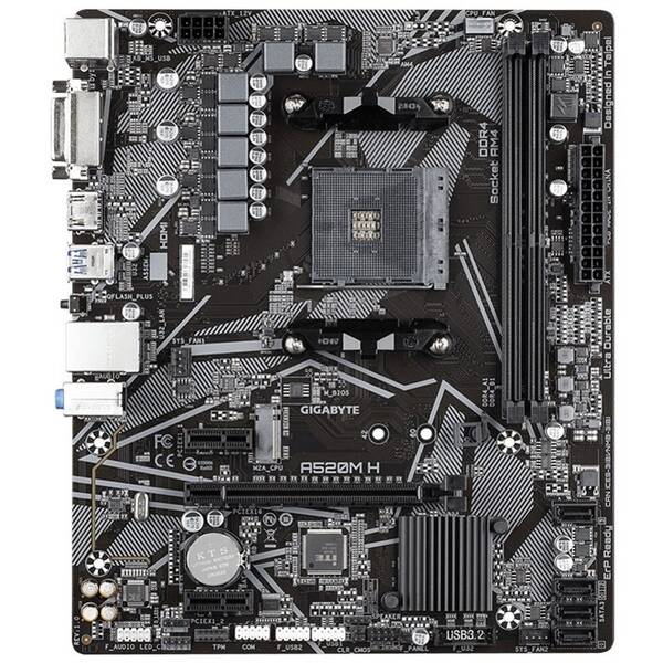 Základná doska GIGABYTE A520M H 

