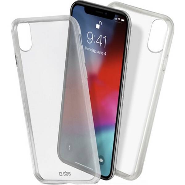 Kryt na mobil SBS Clear Fit na Apple iPhone Xr priehľadný

