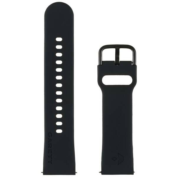 Remienok Garett univerzálny (20 mm), silikónový čierny

