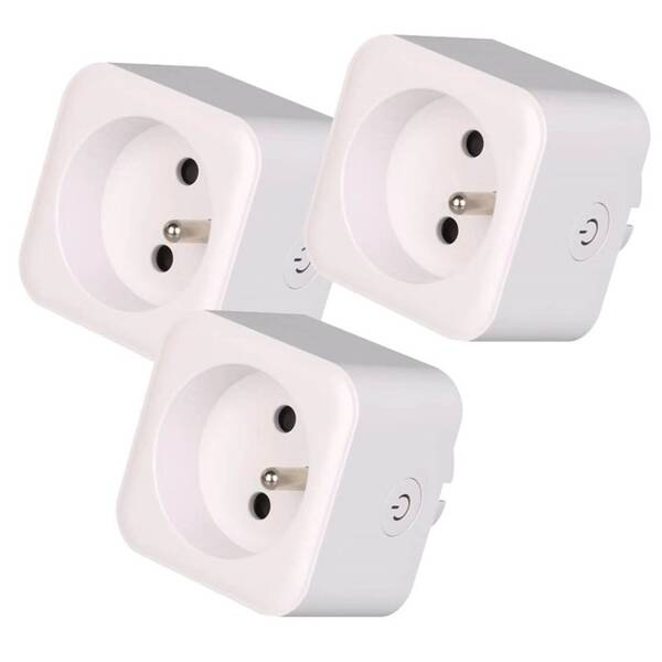 Inteligentná zásuvka IMMAX NEO LITE SMART, ZigBee, 3 ks biela

