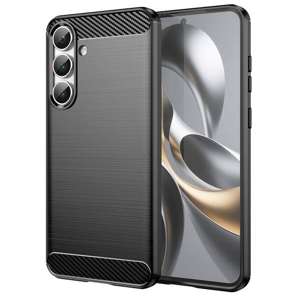 Kryt na mobil WG Carbon na Samsung Galaxy S25 FE 5G čierny

