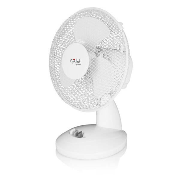 Ventilátor stolový Gallet VEN9 biely

