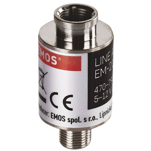 Zosilňovač EMOS J5710 linkový, 30dB, UHF 


