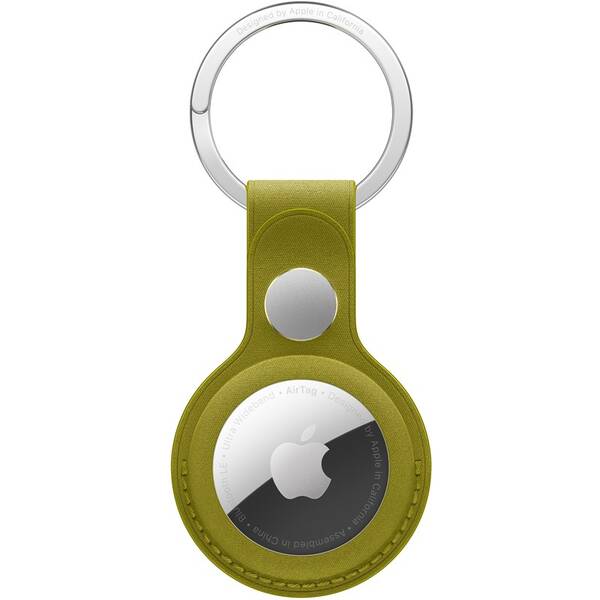 Kľúčenka Apple AirTag FineWoven kľúčenka - zelenožltá 

