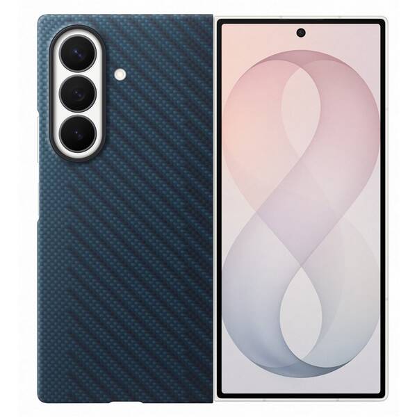 Kryt na mobil Samsung Karbonový s magnetom Galaxy Z Fold8 Ultra modrý

