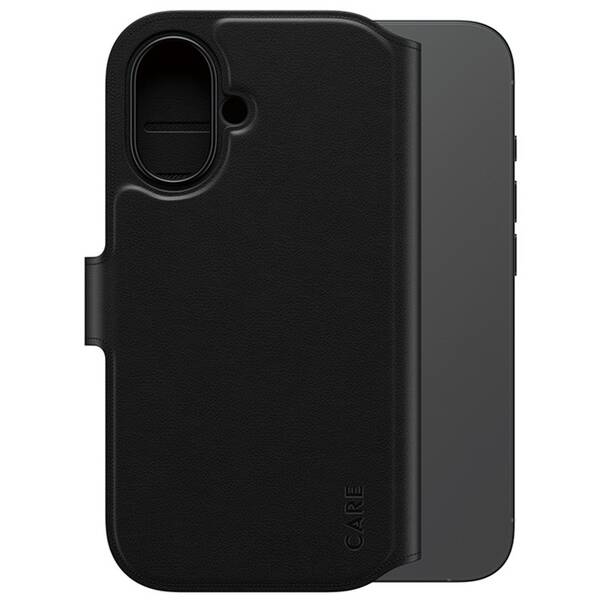 Puzdro na mobil flipové PanzerGlass CARE MagSafe Tango 2v1 Wallet na Apple iPhone 17 čierne


