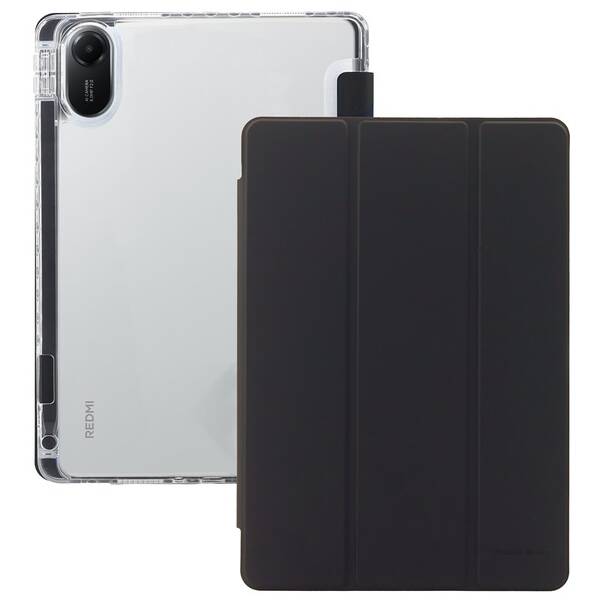 Puzdro na tablet flipové Mobile Origin Easy Tablet Case na Xiaomi Redmi Pad 2 čierne/priehľadné

