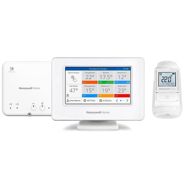 Kompletný set Honeywell Home EvoHome EVO HAUS-PLUS biela

