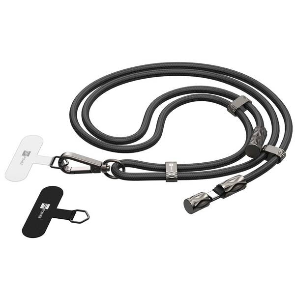 Popruh na krk ERPOWER Snake Lanyard čierny

