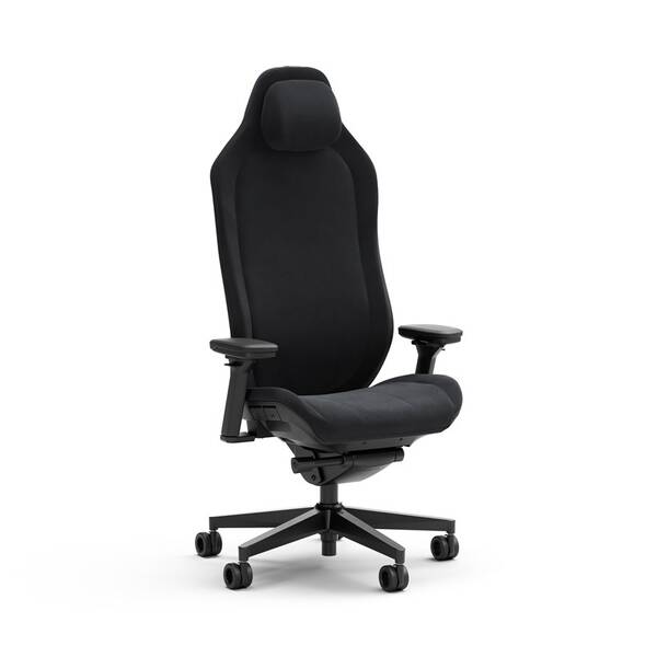 Herná stolička FRACTAL DESIGN Refine Alcantara Dark čierna

