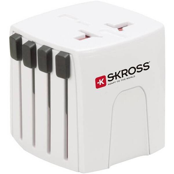 Cestovný adaptér SKROSS pre 150 krajín MUV Micro, 2.5A max. biely


