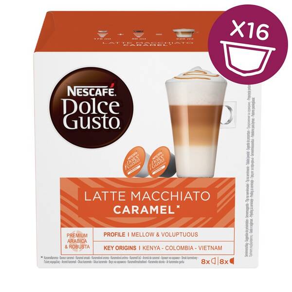  NESCAFÉ Latte Macchiato Caramel kávové kapsule 16 ks 

