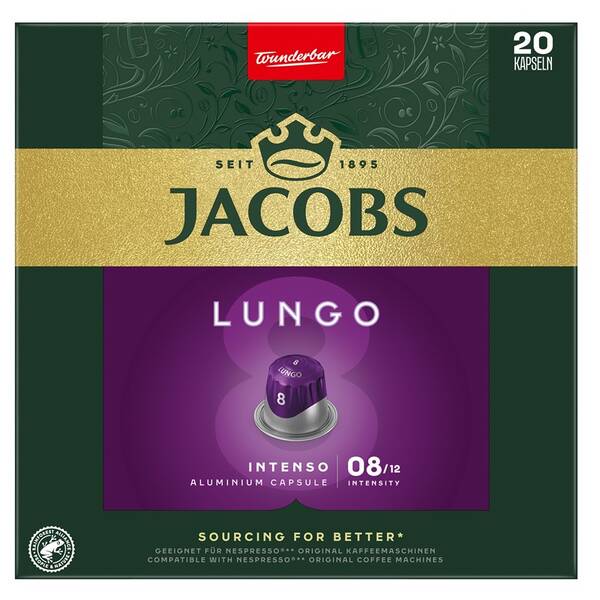 Kapsuly pre espressá Jacobs Espresso Lungo 20 ks 

