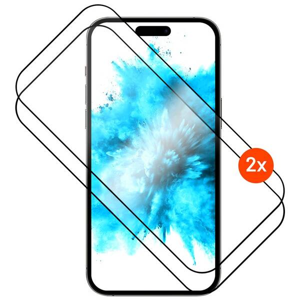 Tvrdené sklo FIXED Full-Cover s aplikátorom na Apple iPhone 17 Air (2 ks) čierne

