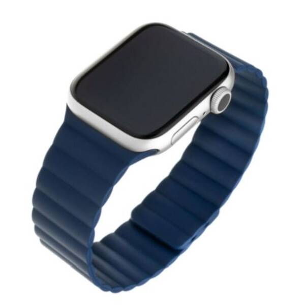 Remienok FIXED Magnetic Strap na Apple Watch 42/44/45mm modrý

