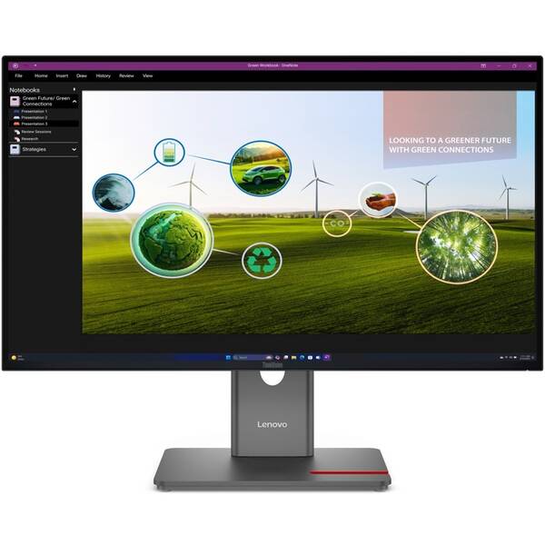 Monitor Lenovo ThinkVision P27Q-40 s webkamerou MC60 čierny

