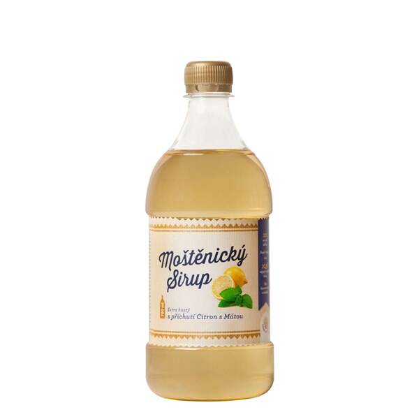 Sirup Moštěnický Sirup Citrón + mäta 

