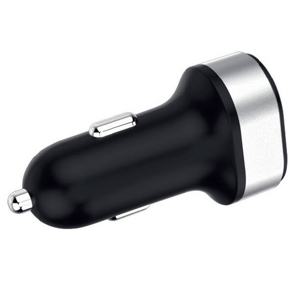 Adaptér do auta WG 1x USB, 1x USB-C PD 18W, QC3.0, 22,5W čierny

