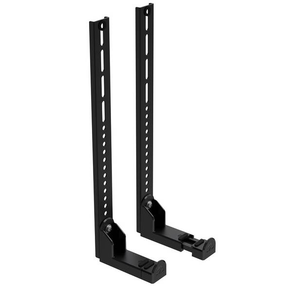 Držiak pre repro Meliconi 480529 Uni nástenný držiak na soundbar, pevný, nosnosť 10 kg čierny

