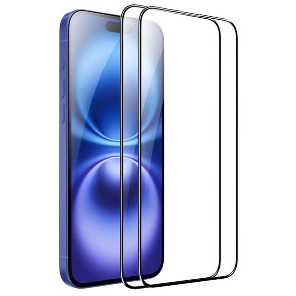 Tvrdené sklo Mobile Origin EasyGlass na Apple iPhone 15/16 (2 ks) 

