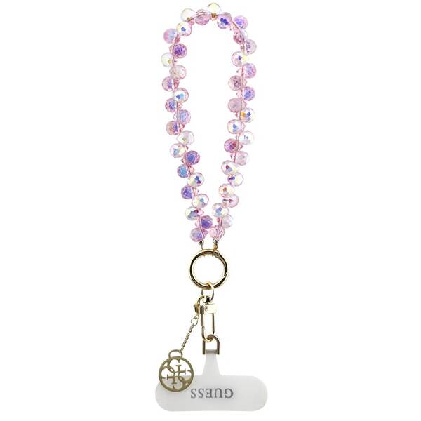 Pútko Guess Crystals 4G Charm ružové


