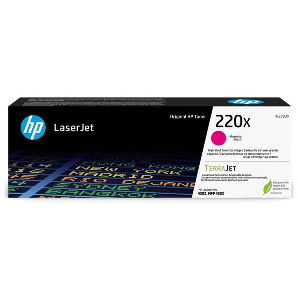 Toner HP 220X, 5 500 stran 

