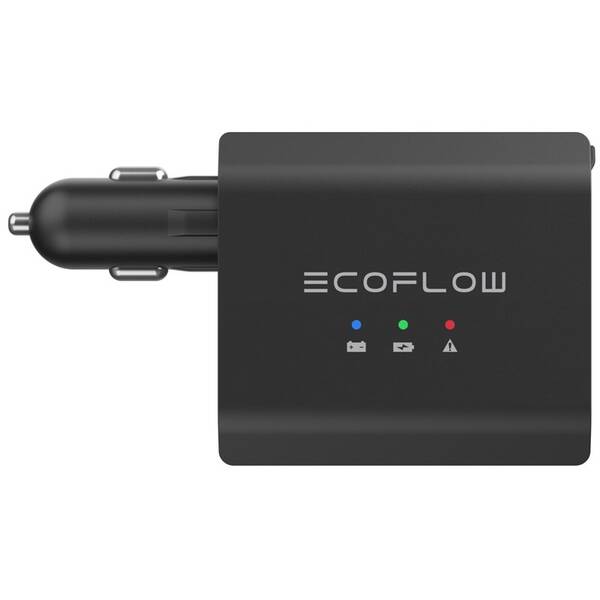 Adaptér do auta EcoFlow smart nabíjačka auto batérií čierny

