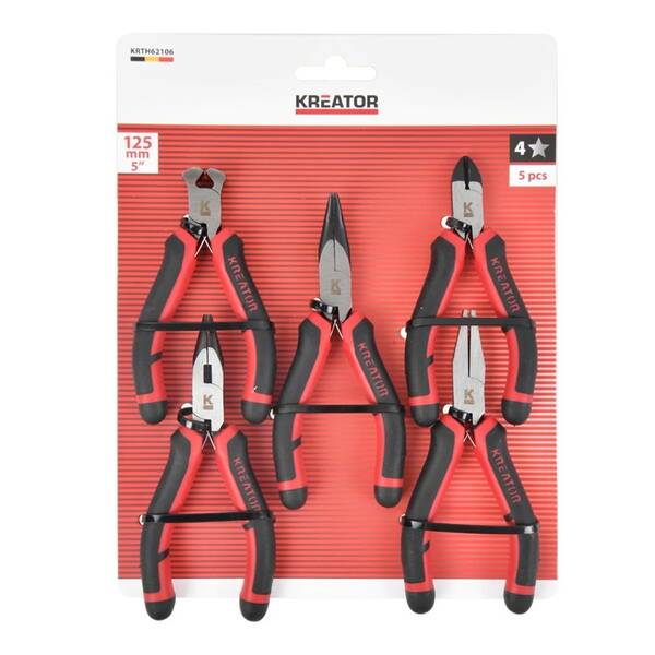 Sada kliešťov Kreator KRTH62106 (5 ks) 

