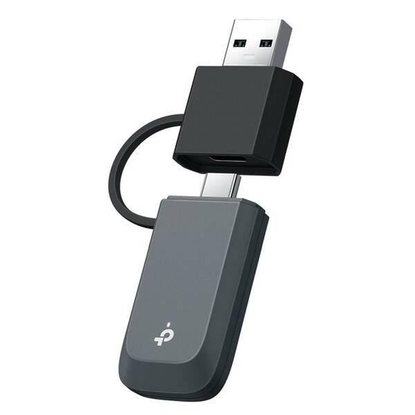 Bluetooth TP-Link Archer TBE400U, BE6500 Tri-Band Wi-Fi 7 Mini, USB-A/USB-C čierny

