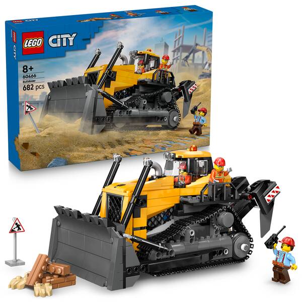 Stavebnica LEGO® City 60466 Žltý buldozér 

