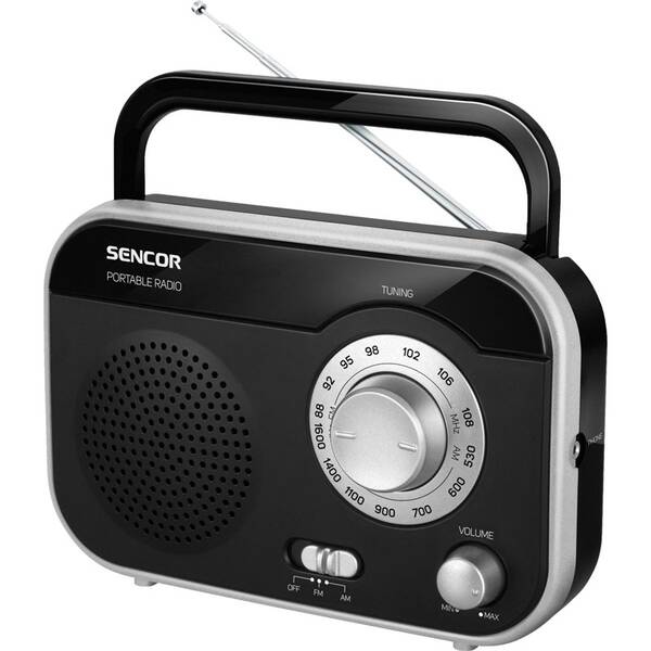 Rádioprijímač Sencor SRD 210 BS čierny/strieborný

