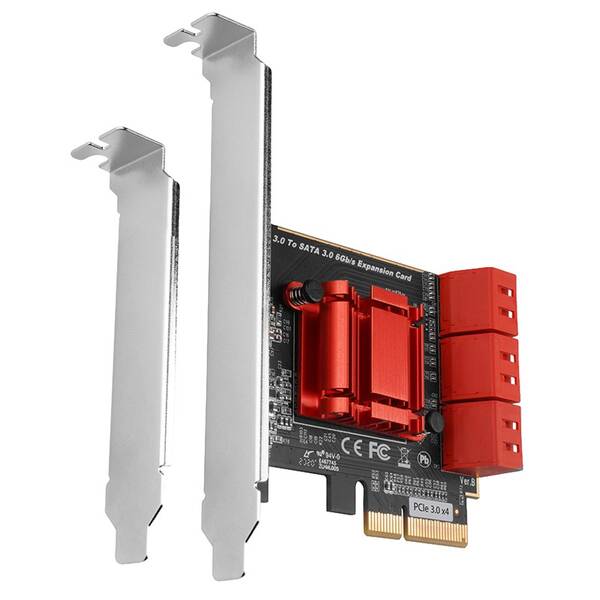 Radič Axagon PCES-SA6 - 6x SATA 6G port 

