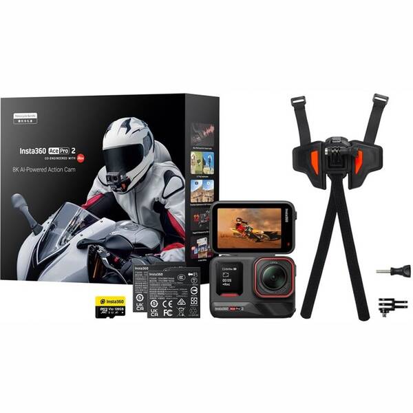 Outdoorová kamera Insta360 Ace Pro 2 Motocyklový balíček čierna

