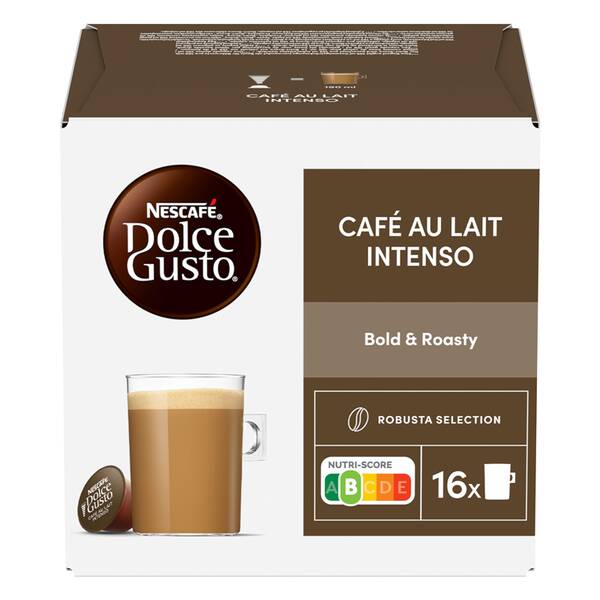 Kapsuly pre espressá NESCAFÉ Café au Lait Intenso 16 ks 

