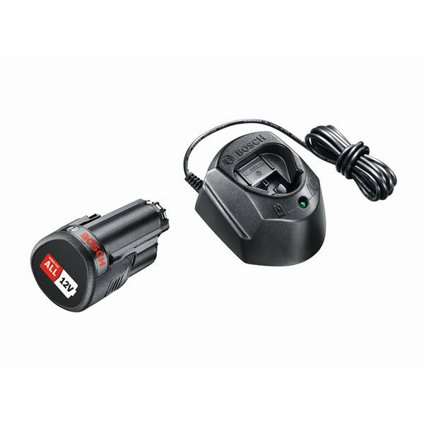 Set batérie a nabíjačky Bosch 12 V (1 × 1,5 Ah, GAL 1210 CV) 

