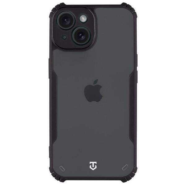 Kryt na mobil Tactical Quantum Stealth na Apple iPhone 15 čierny/priehľadný

