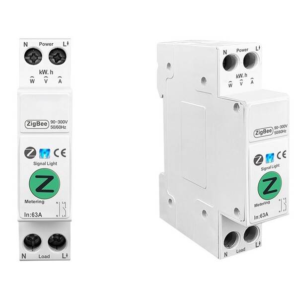 Modul IMMAX NEO SMART elektronický istič jednofázový 1-63A, meranie spotreby, Zigbee 3.0, Tuya 

