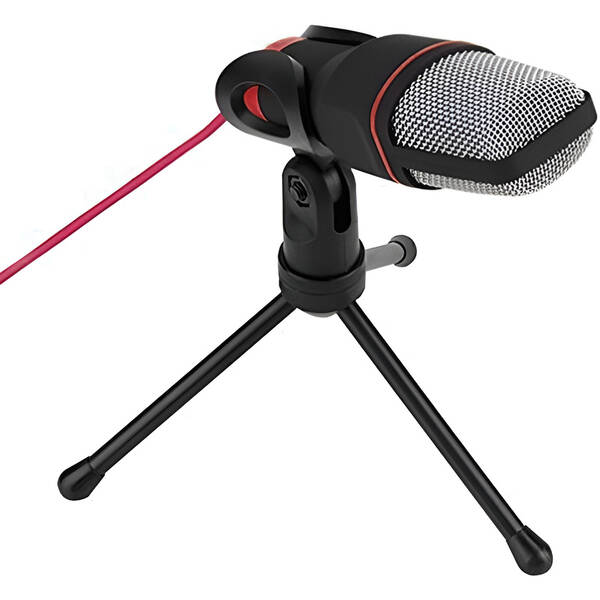 Mikrofón PLATINET VARR GAMING MINI + TRIPOD čierny

